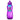 Gourde avec motif de vagues - violet (600 ml)