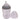 Biberon Bacon 270 ml 0-6 mois - gris foncé